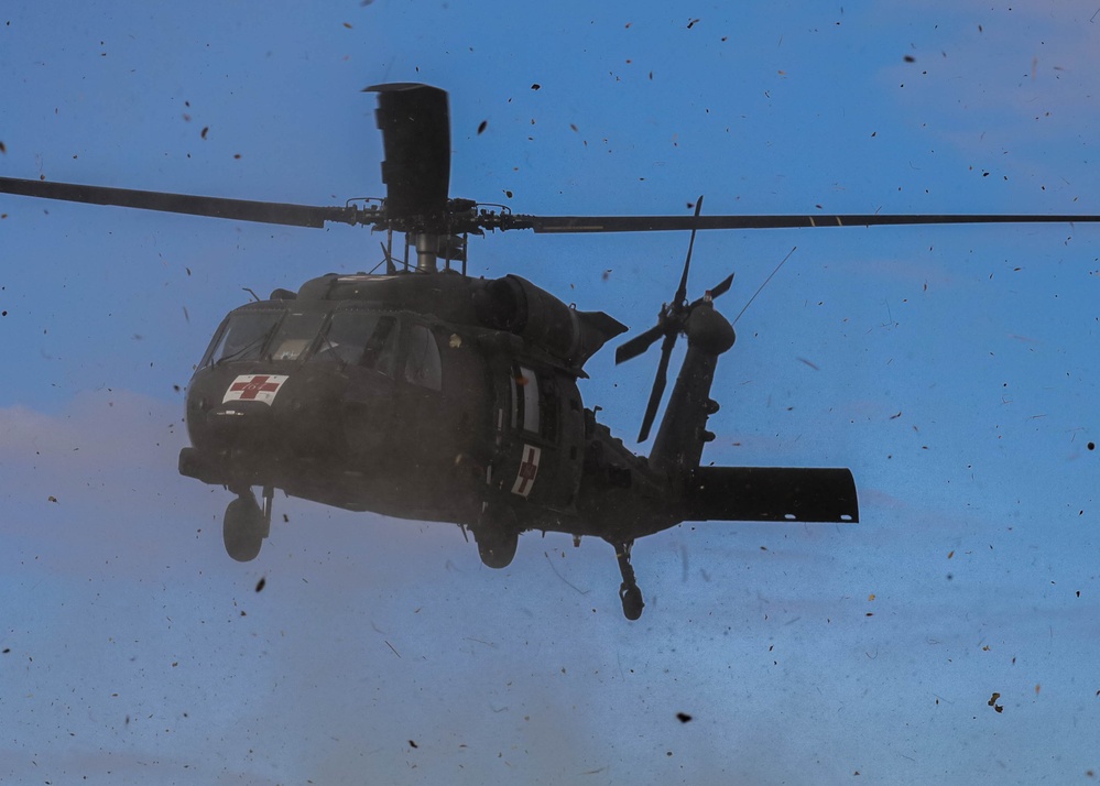 U.S. Army Conducts Medical Evacuation Training during Brave Partner 23