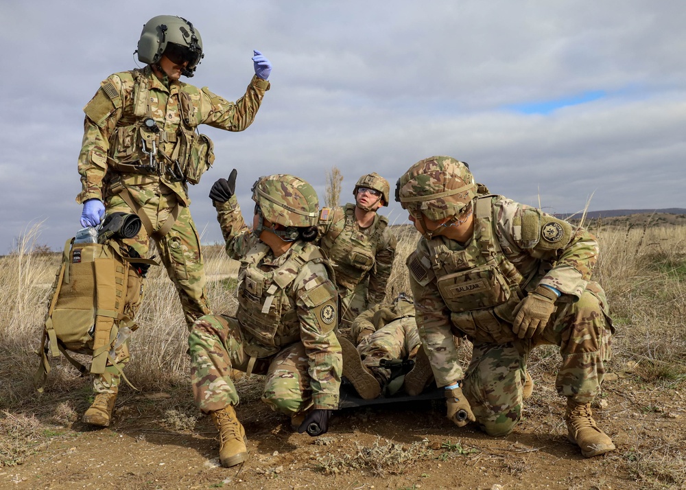 U.S. Army Conducts Medical Evacuation Training during Brave Partner 23