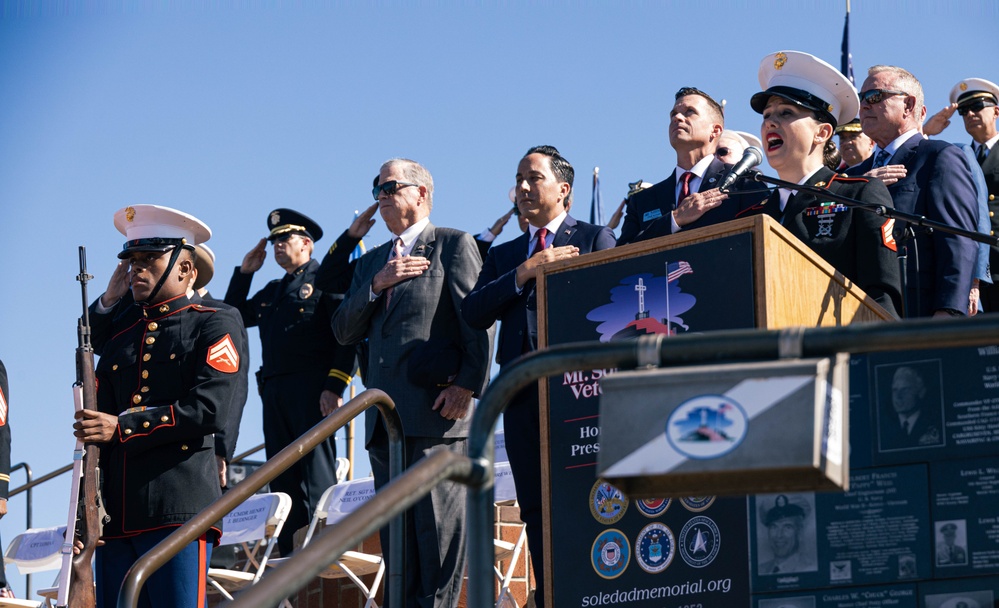 Veterans Honored at Mt. Soledad Annual Ceremony 2023