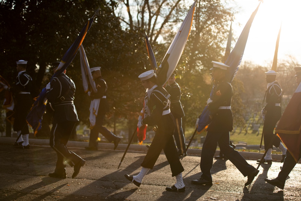 Prime Minister of Romania Marcel Ciolacu Visits Arlington National Cemetery