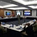 Master Chief Petty Officer of the Navy James Honea speaks to region commanders and leadership during the annual CNIC Executive Steering Committee