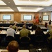 Chief of Naval Operations Adm. Lisa Franchetti speaks to region commanders and leadership during the annual Commander, Navy Installations Command’s (CNIC) Executive Steering Committee