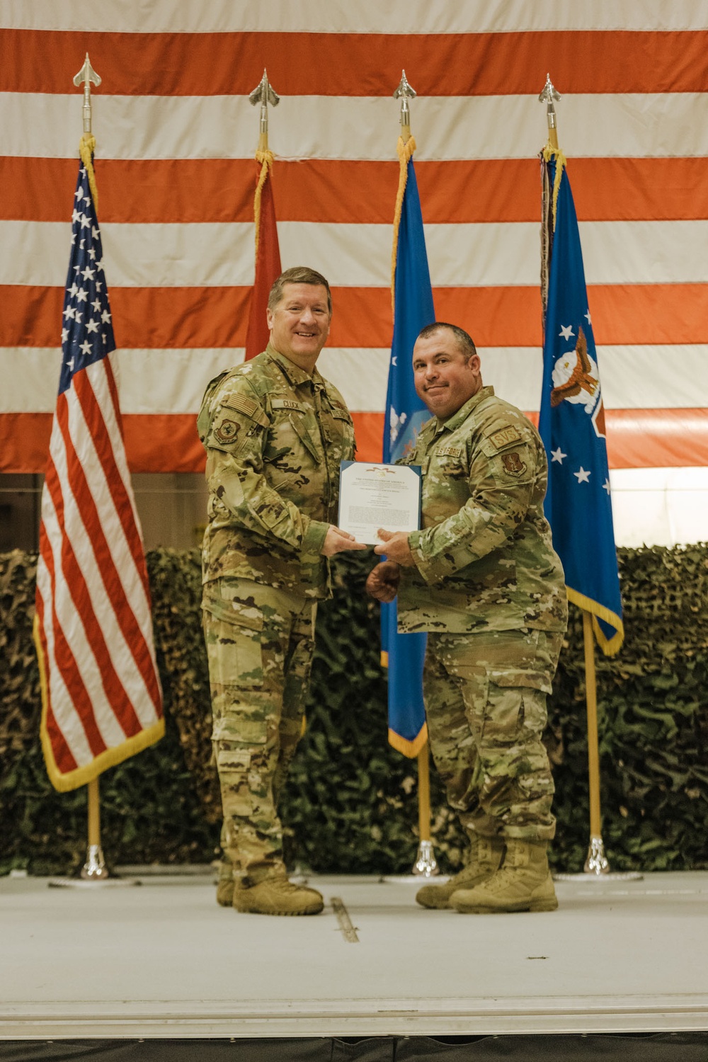 Airmen are recognized at base wide awards ceremony