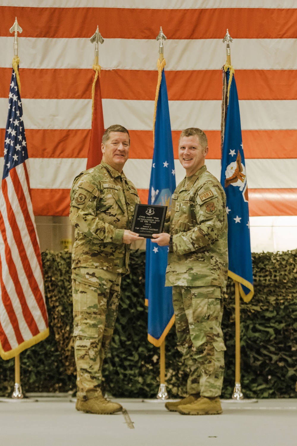 Airmen are recognized at base wide awards ceremony