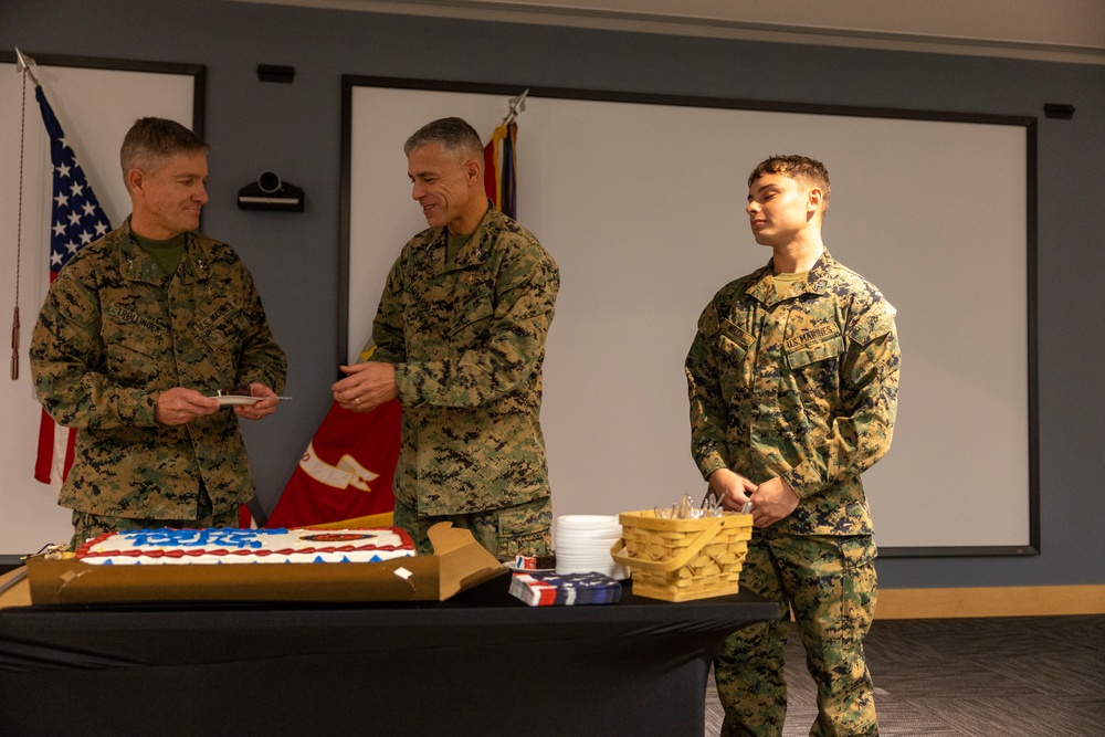 MARSOC conducts USMC 248th Birthday Cake Cutting Ceremony