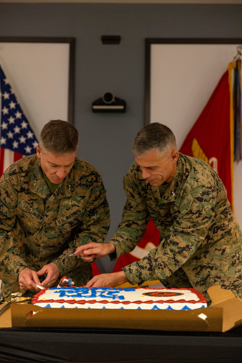 MARSOC conducts USMC 248th Birthday Cake Cutting Ceremony