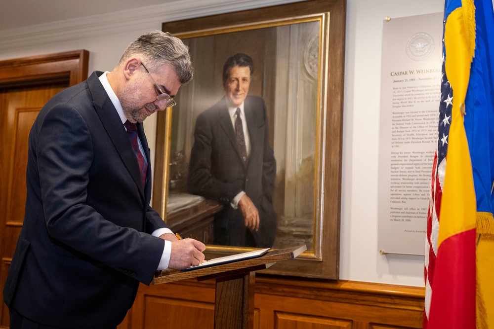 SD Hosts Romania PM for Bilateral Exchange