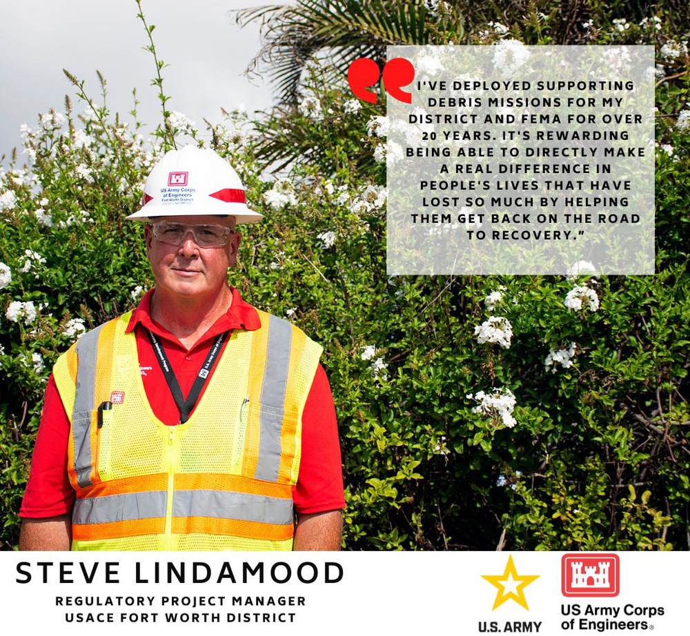 Hawaiʻi Wildfires Response Mission USACE Employee Spotlight – Steve Lindamood