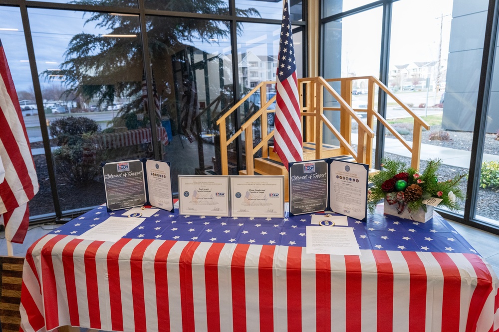 ESGR Patriotic Award - Cascadia Health Nampa Idaho