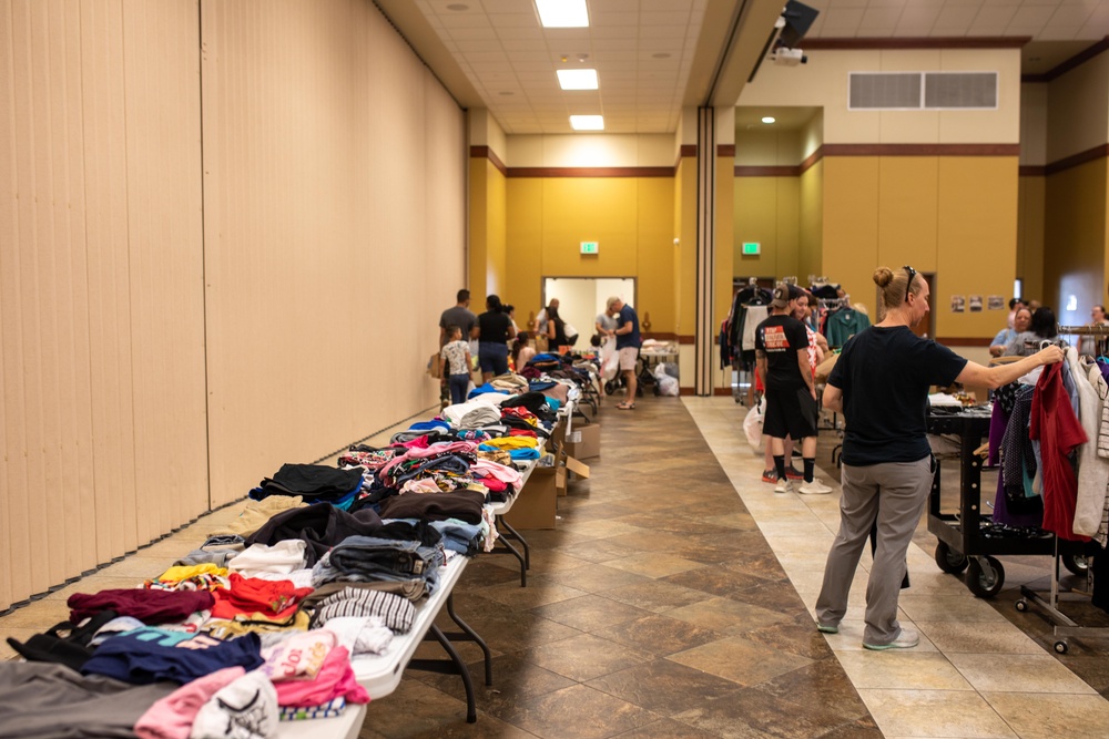 Chaplain’s Office Giveaway Bazaar supports families