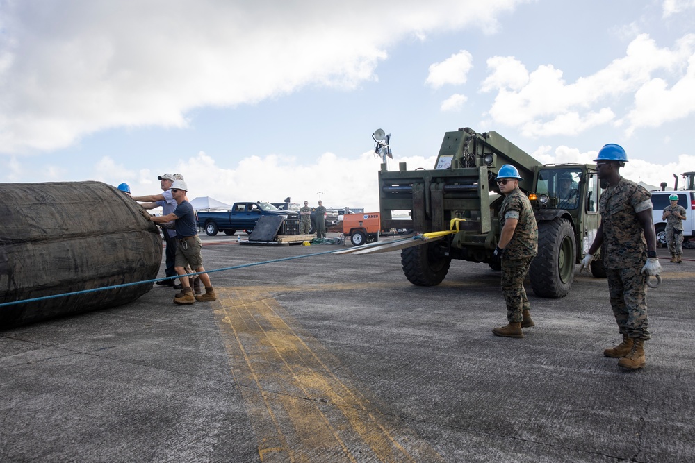 U.S. Navy P-8A Poseidon Extracted from Kaneohe Bay.