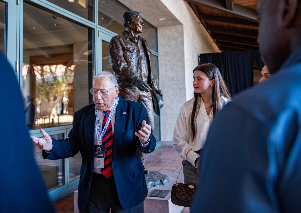 USS Ronald Reagan (CVN 76) Sailors Tour Ronald Reagan Presidential Library &amp; Museum