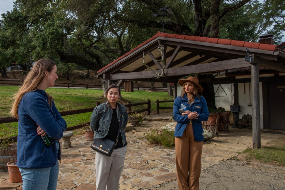 USS Ronald Reagan (CVN 76) Sailors tour the Young America’s Foundation Reagan Ranch Center and Rancho Del Cielo