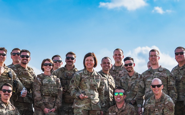 From sunrise past sunset: a day with CMSAF Bass