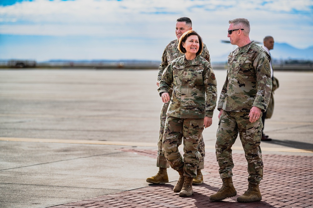 From sunrise past sunset: a day with CMSAF Bass