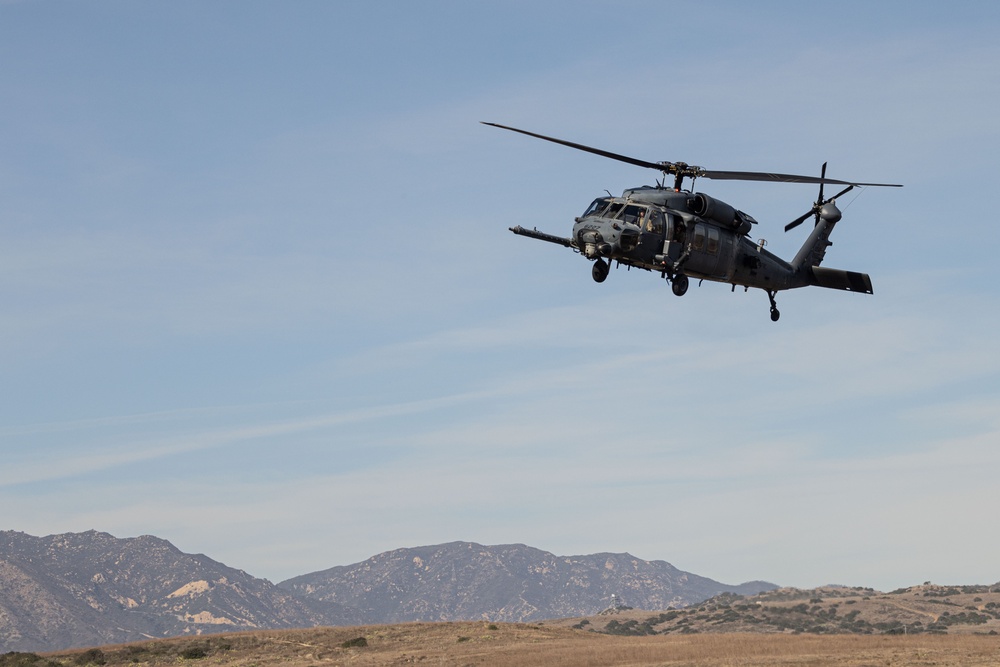 Steel Knight 23.2: U.S. Airmen pilot HH-60G Pave Hawk helicopter