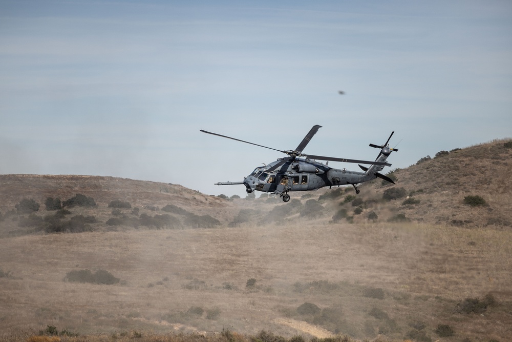 Steel Knight 23.2: U.S. Airmen pilot HH-60G Pave Hawk helicopter