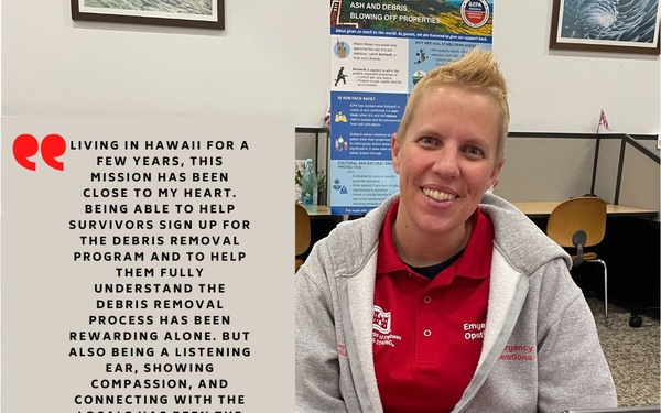 Hawaiʻi Wildfires Response Mission USACE Employee Spotlight – Karyn Matthews