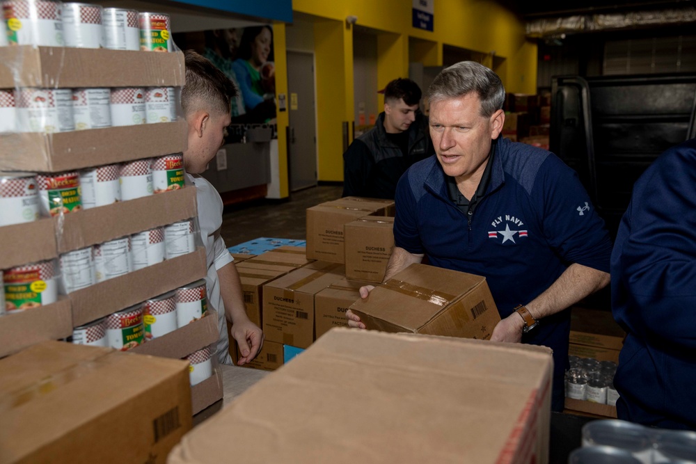 USS George H.W. Bush (CVN 77) Volunteer Event