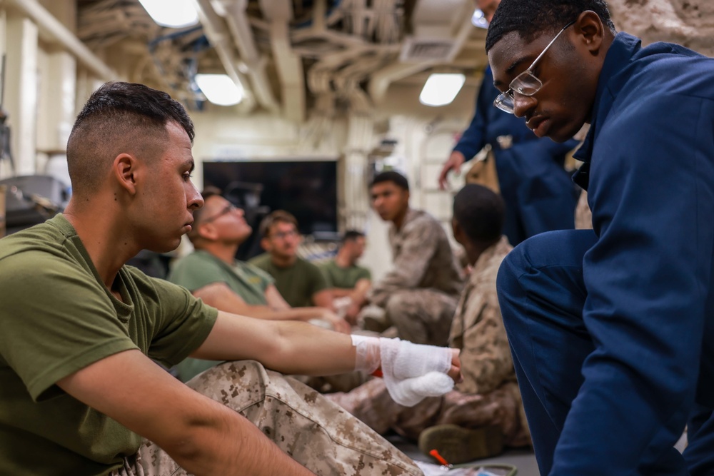 15th MEU, USS Somerset Mass Casualty Exercise