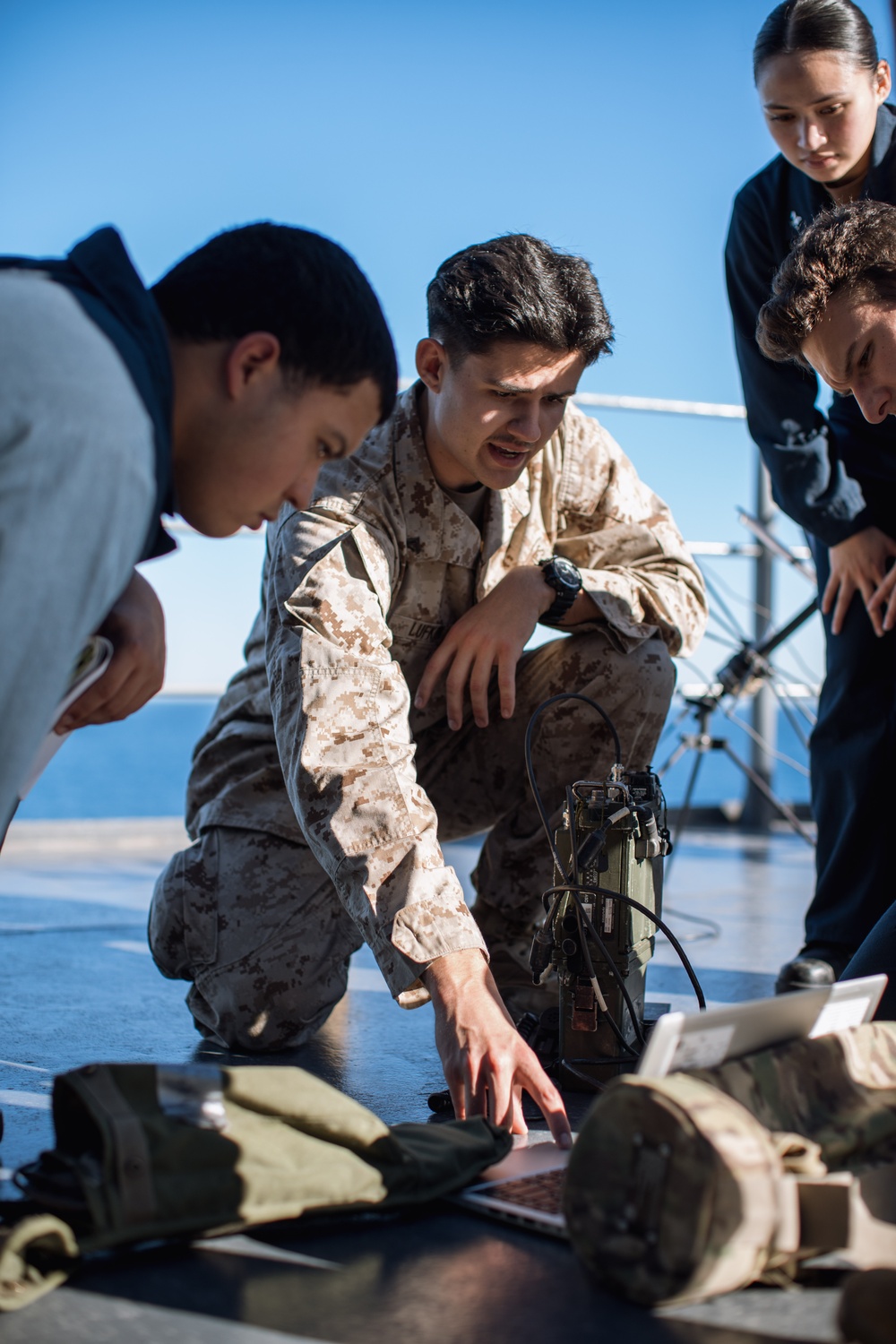 Marines, Sailors Increase Interoperability with Radio Training