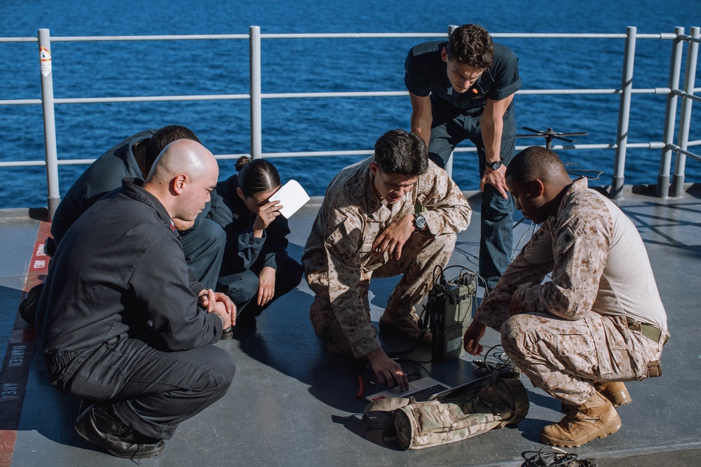 Marines, Sailors Increase Interoperability with Radio Training