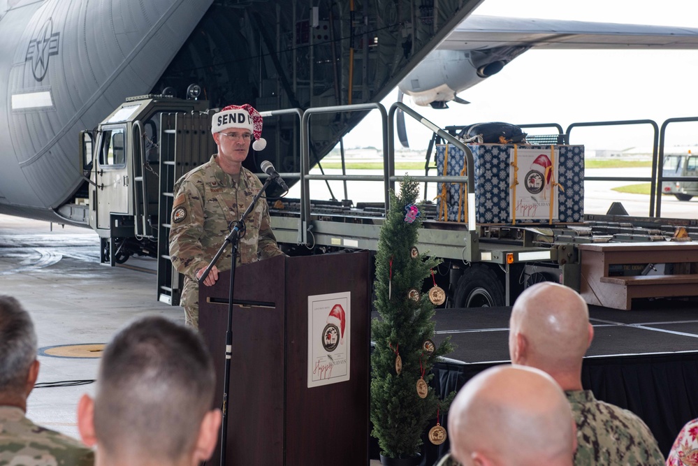 AAFB Holds Push Ceremony for 72nd Annual Operation Christmas Drop