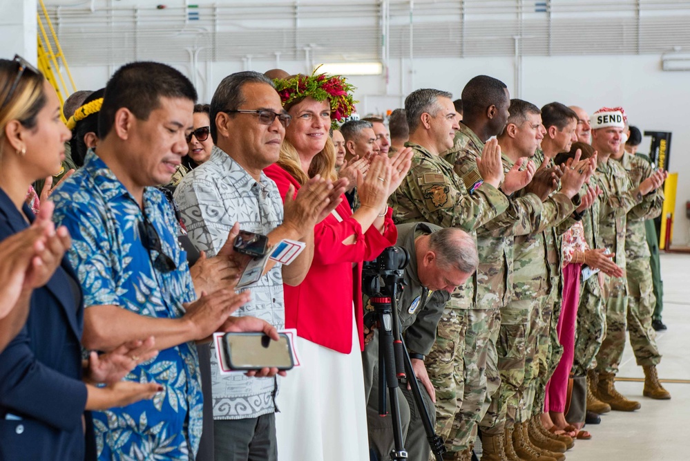 AAFB Holds Push Ceremony for 72nd Annual Operation Christmas Drop