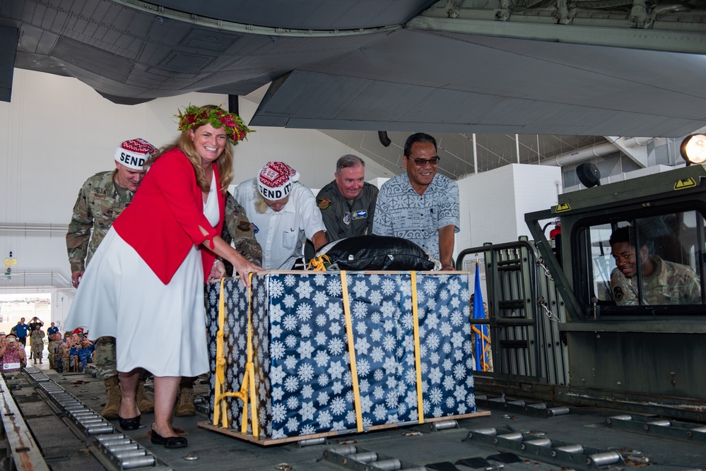 AAFB Holds Push Ceremony for 72nd Annual Operation Christmas Drop