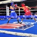 Cpl. Jeremiah Perales competes in the 2024 U.S. Olympic Team Trials for Boxing