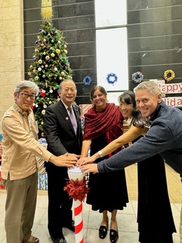 The Holiday Season is a Time for Community at Home or Six Thousand Five Hundred Miles Away