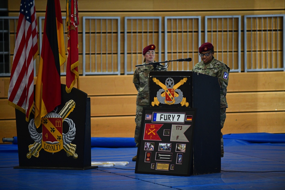 Fury Change of Responsibility