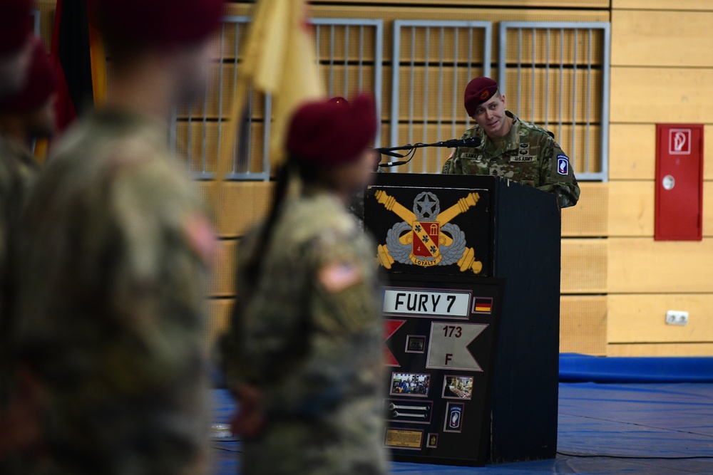 Fury Change of Responsibility