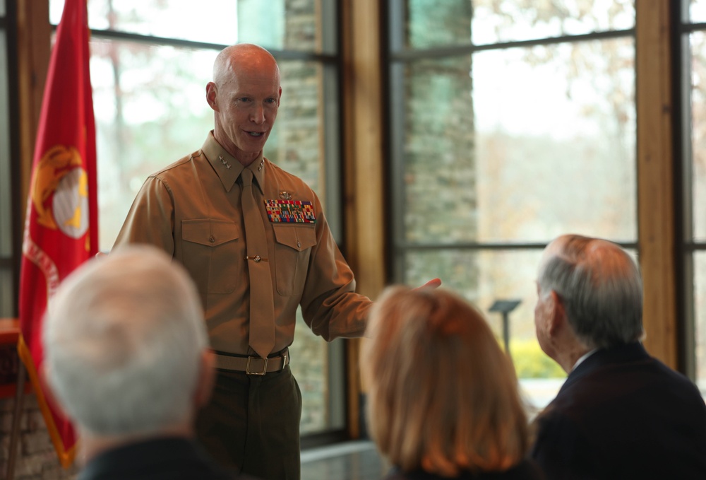 Cindy Whitman Lacy retired by Lt. Gen. Glynn after 34 years of service