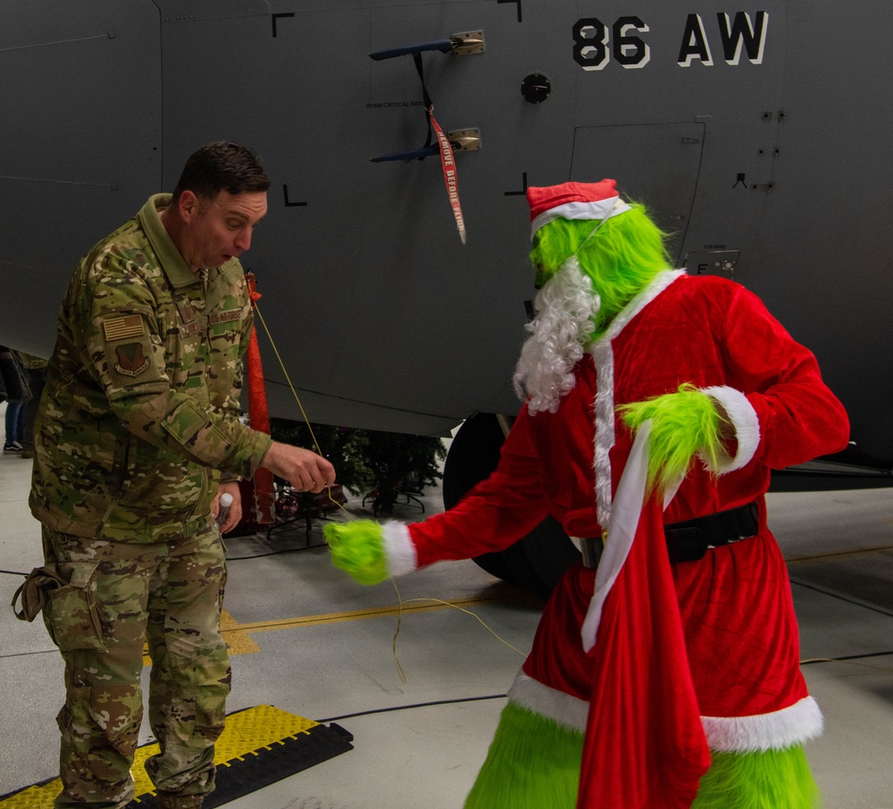 Rudolph the Red-Nosed Herc brings holiday cheer to KMC members