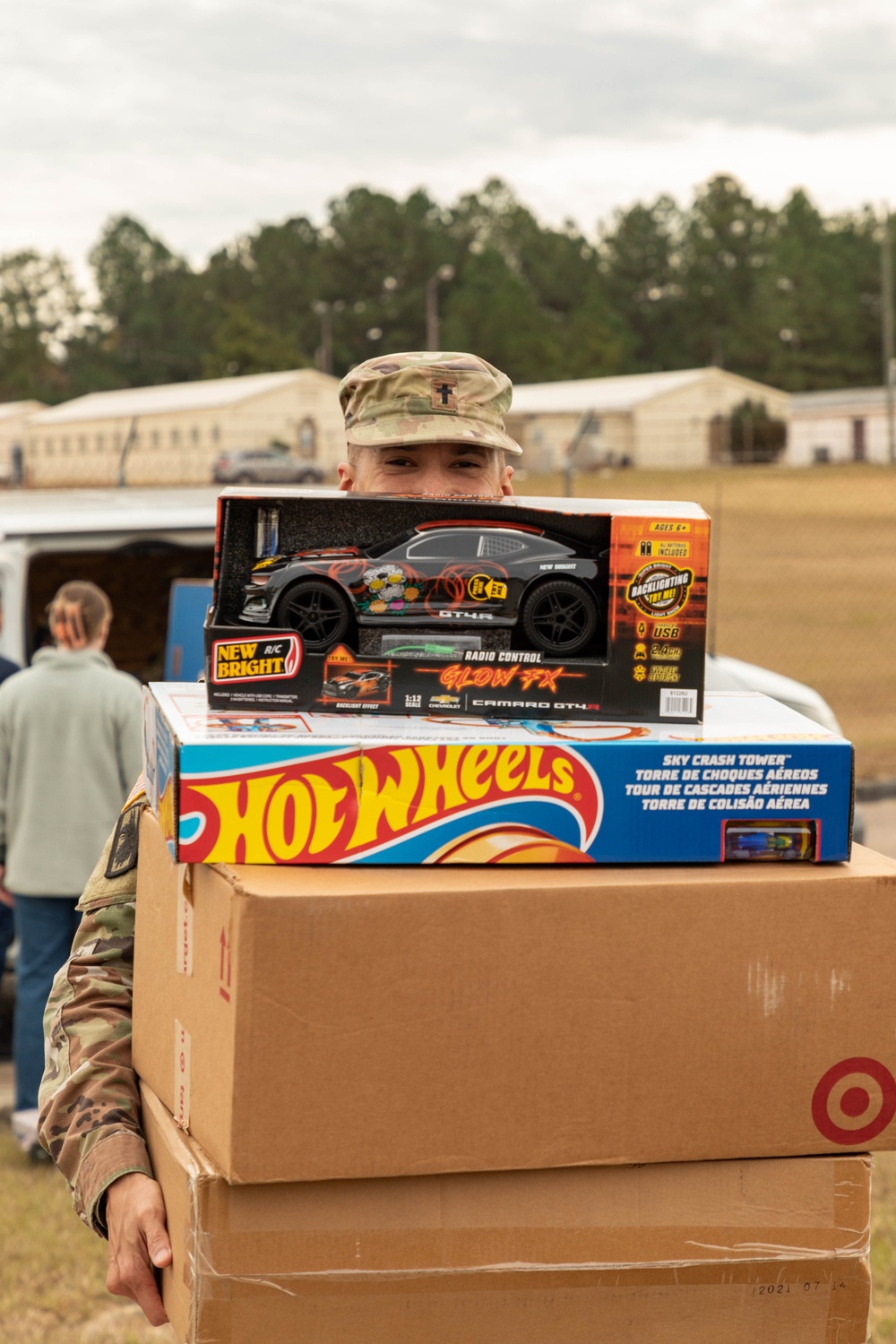 11th CYB delivers toys to Fort Eisenhower Christmas House 12