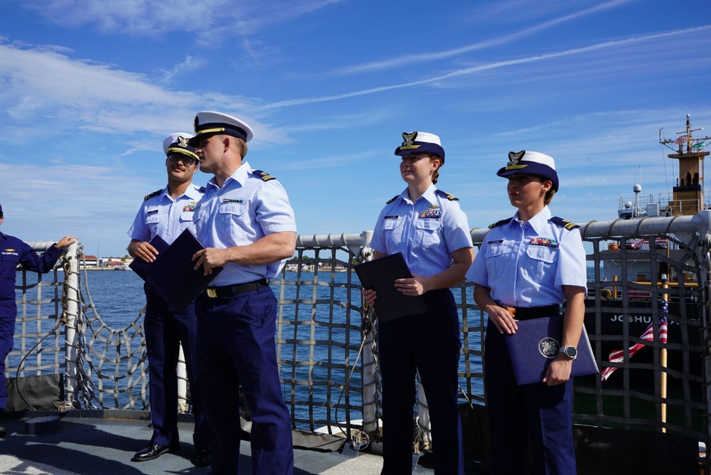 DVIDS - Images - U.S. Coast Guard Cutter Venturous holds promotion ...