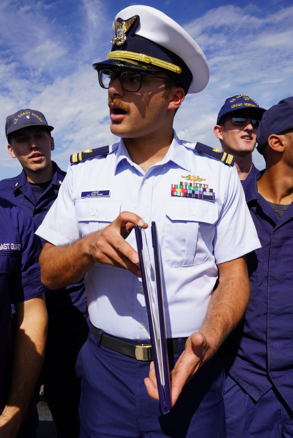 DVIDS - Images - U.S. Coast Guard Cutter Venturous holds promotion ...