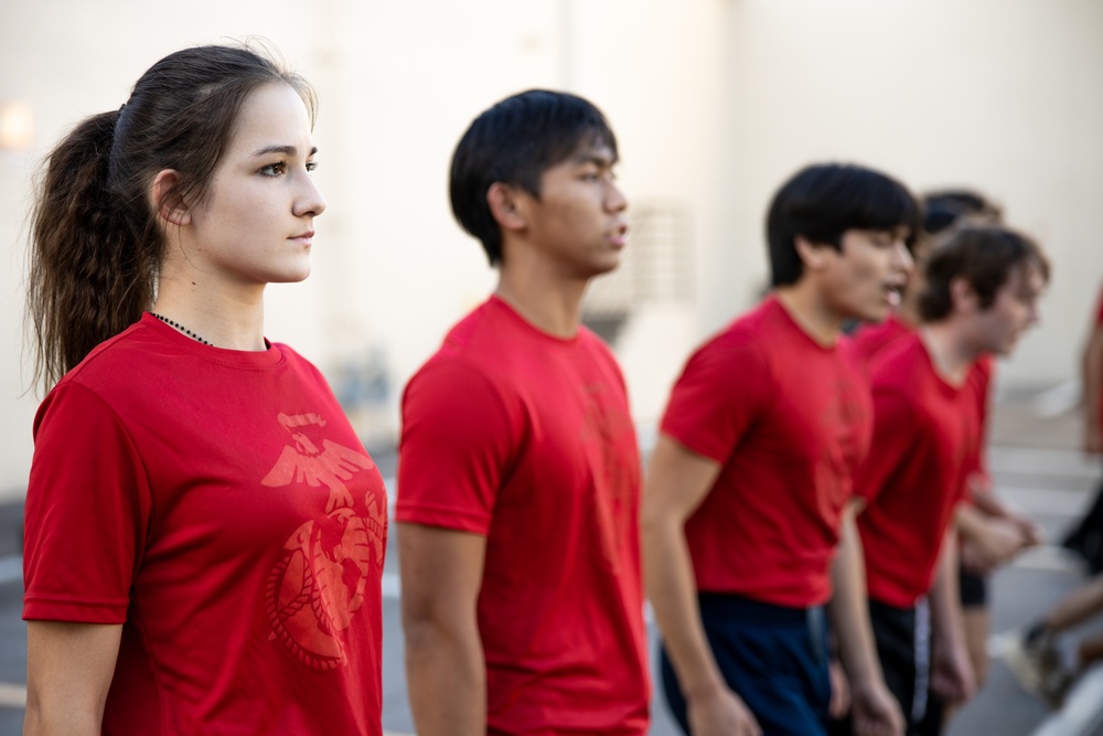 Poolees Train to Become Marines at Recruiting Substation Cary