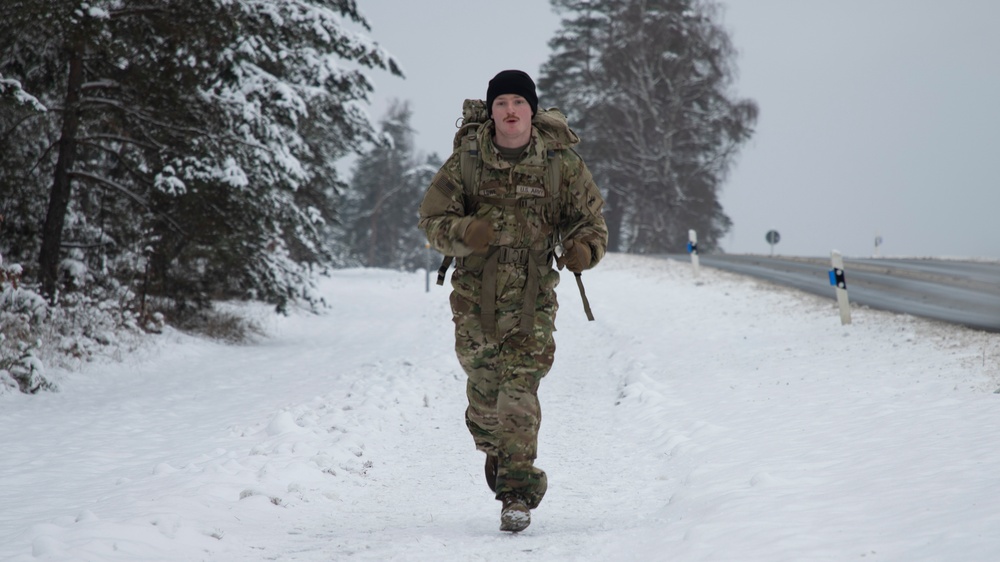 Iron Soldiers Participate in the Norwegian Ruck March in Germany