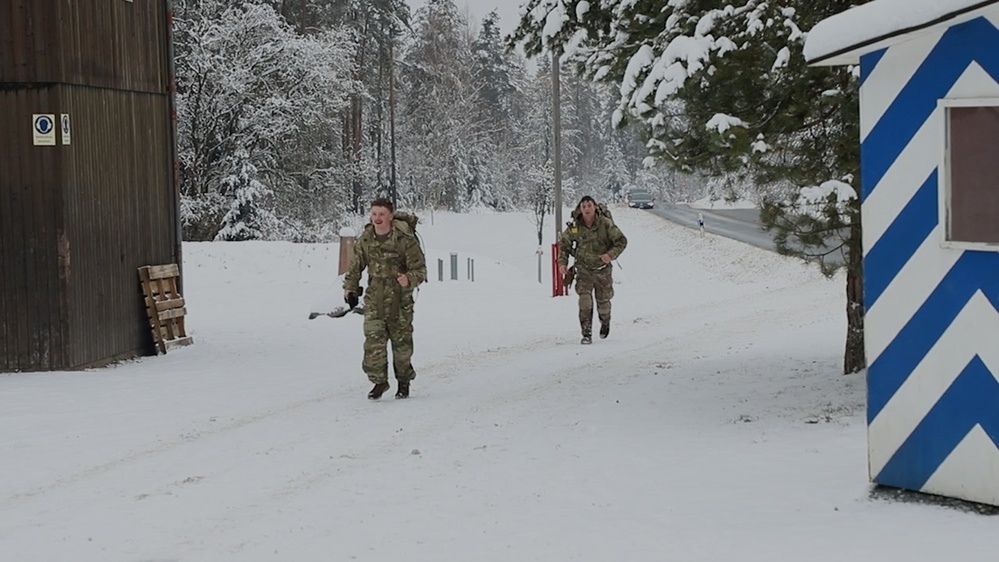 Iron Soldiers Participate in the Norwegian Ruck March in Germany