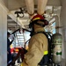 U.S. Coast Guard Cutter Venturous conducts damage control drill