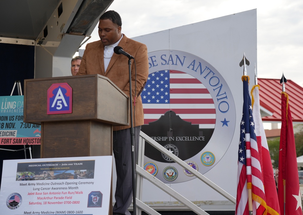 Local Navy Commands Participate in Meet Army Medicine Event in Support of Lung Cancer Awareness Month