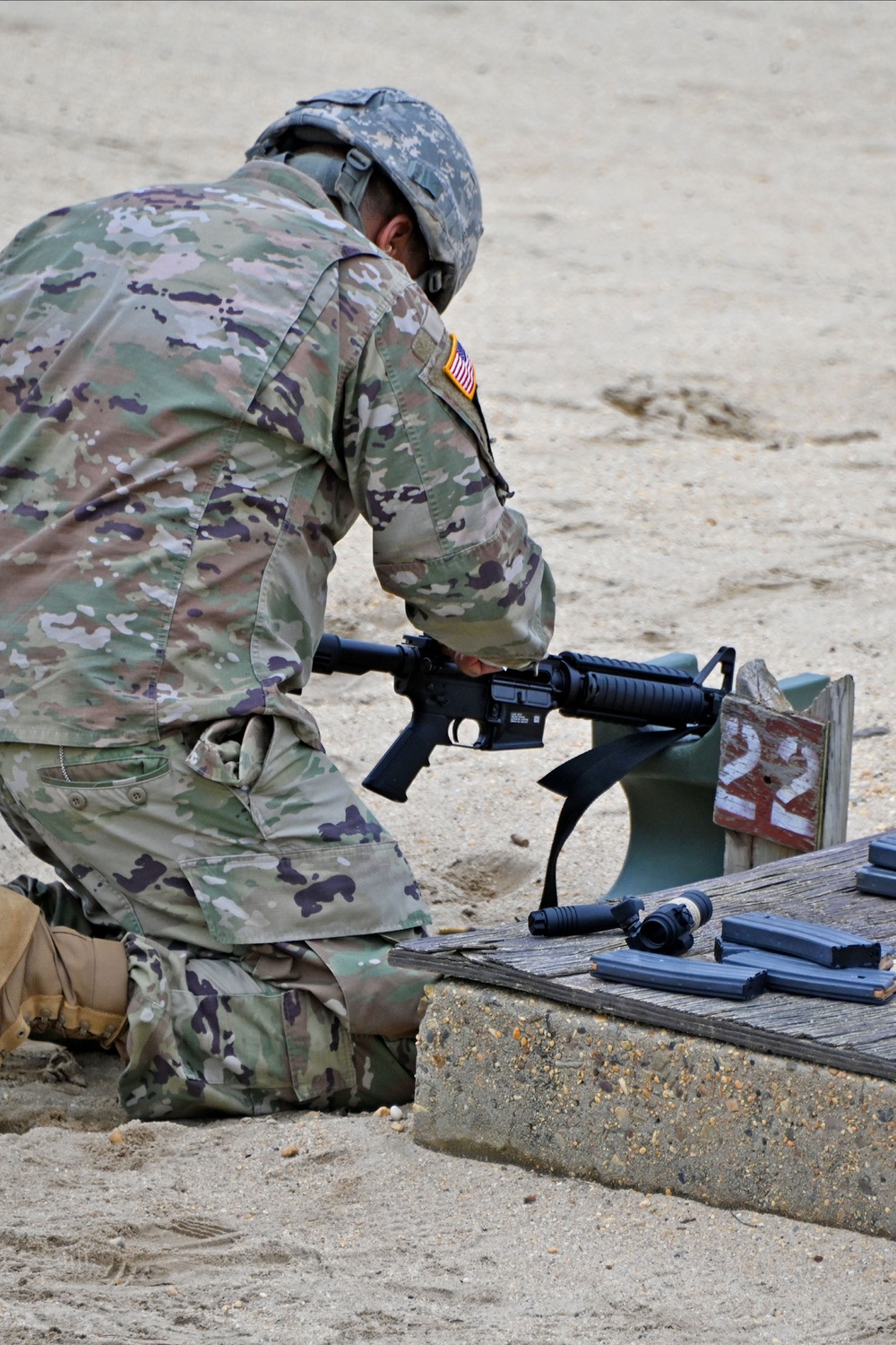Fort Dix – RANGE 20 439th Multi-functional Medical Battalion. Zero and Grouping. December 1st, 2023