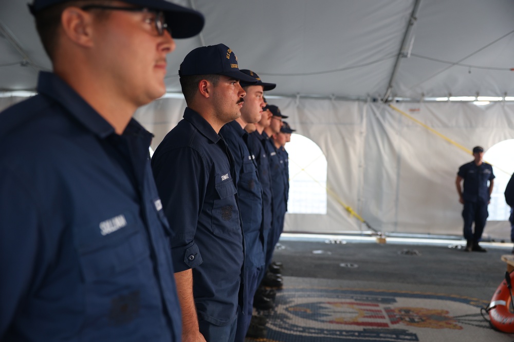 U.S. Coast Guard Cutter Tahoma and crew return to homeport following 65-day patrol in the Florida Straits