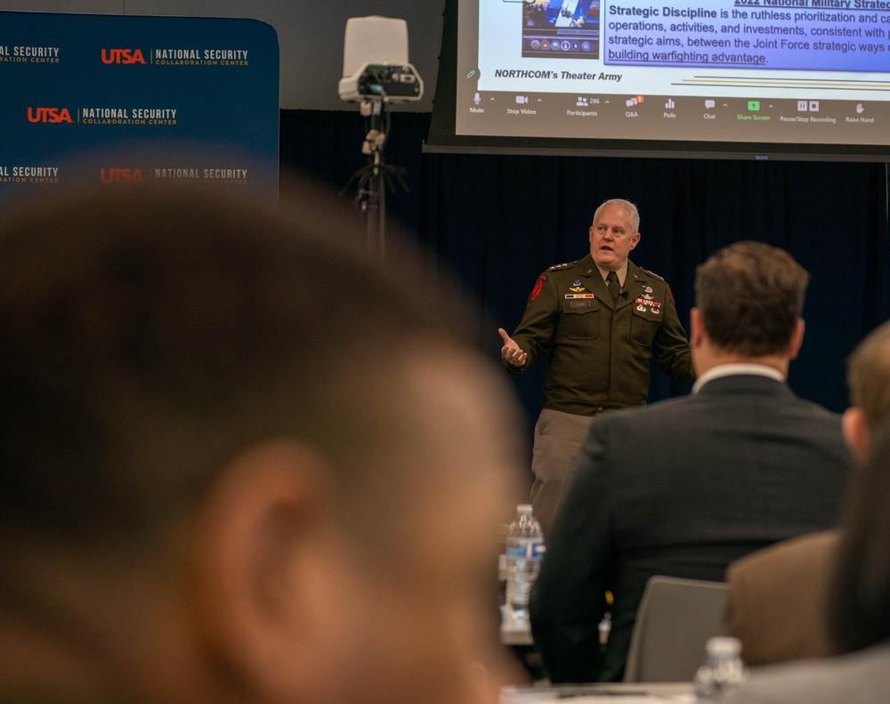 Army North CG speaks at InfraGard NDRC summit