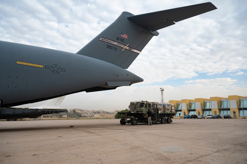 U.S. Air Force, USAID provide additional humanitarian assistance for Palestinian people