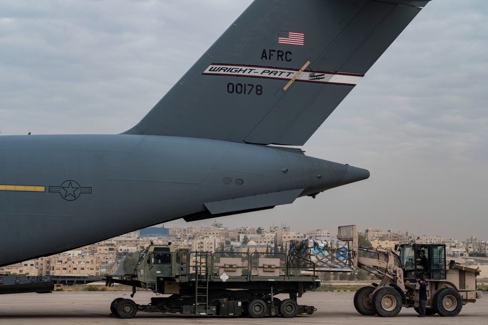 U.S. Air Force, USAID provide additional humanitarian assistance for Palestinian people