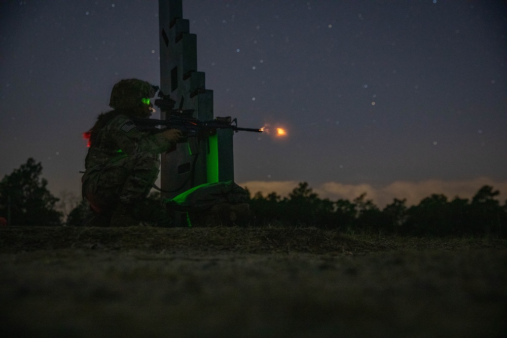 3rd Special Forces Group M4 Night Qualification Range