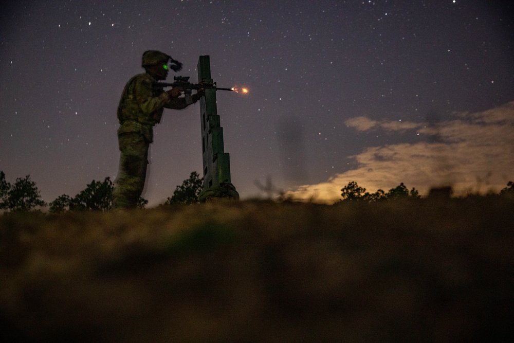 3rd Special Forces Group M4 Night Qualification Range